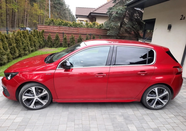 Peugeot 308 cena 59900 przebieg: 93563, rok produkcji 2017 z Wolsztyn małe 67